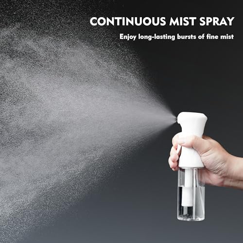 Continuous Spray Bottle for Hair 6.8oz | Ultra Fine Mist
