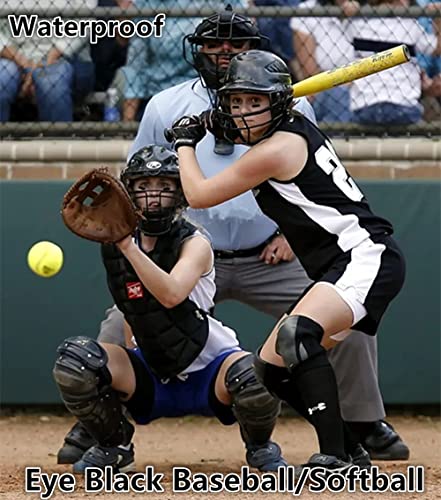 Go Ho Eye Black Stick 3-Pack for Sports - Waterproof Baseball Makeup