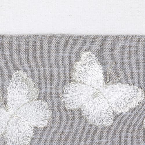Avanti Linens - Washcloth, Soft & Absorbent Cotton Towel (Yara Collection, White)