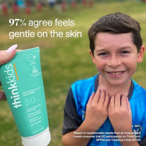 Thinkkids SPF 50+ Mineral Sunscreen, 6 Fl Oz