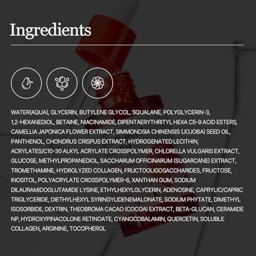 ROUND LAB Camellia Deep Collagen Firming Ampoule 1.01 Fl Oz, Hydrating and Elasticity-Enhancing Facial Serum with Multi Collagen for Smooth Fine Line and Firm Skin, Pore Tightening, Korean Skincare