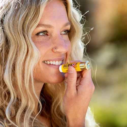 Pack of 12 - Balmshot Genuine Original Classic Beeswax Lip Balm, SPF 15, 0.15 oz