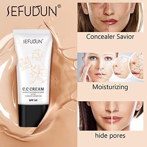 CC Cream Foundation Primer with SPF 50 - 2 Pack