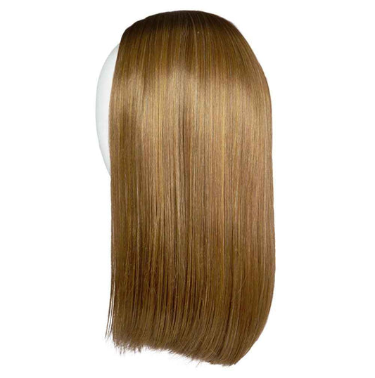 Hairuwear Hairdo Sleek For The Week Straight Asymmetrical Shoulder Length Wig, Average Cap, SS25 Rooted Ginger Blonde