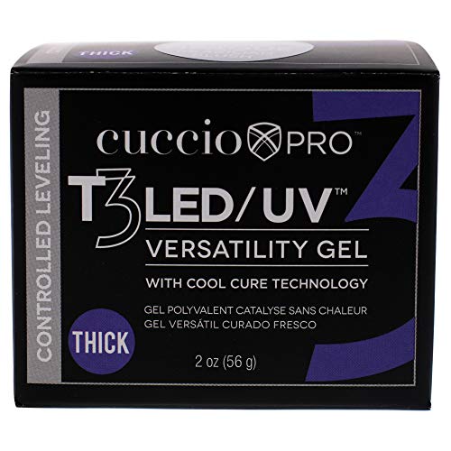 Cuccio Pro T3 Cool Cure Versatility Gel - Controlled Leveling Opaque Brazillian Blush 2 Oz I0099266 56 g (Pack of 1)