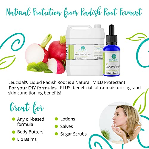 Skin Perfection Leucidal Liquid SF Natural Preservative for Lotion Making - DIY Lotion Making Supplies Natural Preservatives for Cosmetics & Compatible with Lotion-Making Serums - 4oz