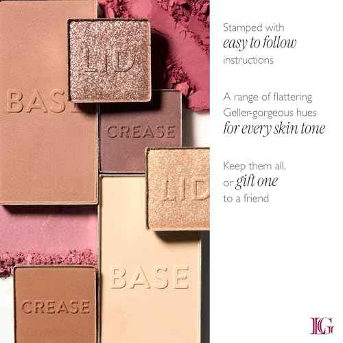 LAURA GELLER NEW YORK Glam On the Go Eyeshadow & Blush Palettes - Each Set Includes Three Palettes - Ready for Gifting - Easy to Use Makeup for Mature Skin