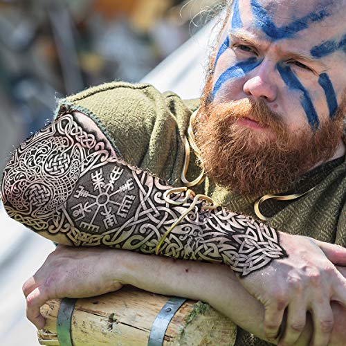 Viking Full Arm Temporary Tattoo Sticker - Waterproof