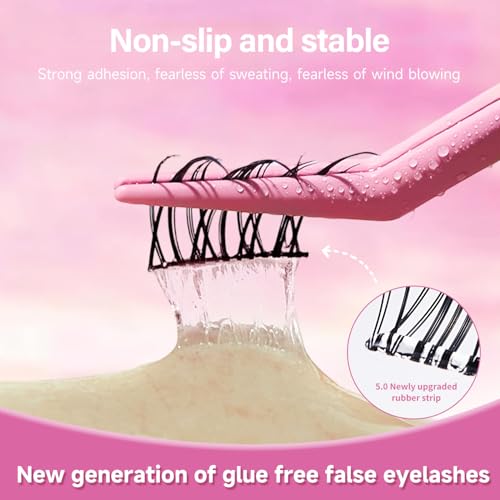 Self-Adhesive Eyelash Clusters 120PCS - Pre-Glued No Glue Needed