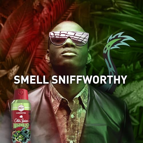 Old Spice Dragonblast Aluminum Free Body Spray, 5.1 oz (Pack of 3)