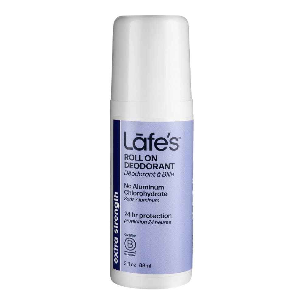 Lafe's | Men's Roll On Aluminum Free Deodorant Variety - Active, Extra Strength, Fresh | Vegan, Cruelty Free, Gluten Free, Paraben Free & Baking Soda Free with 24-Hour Protection; 3 Pack (3oz each)