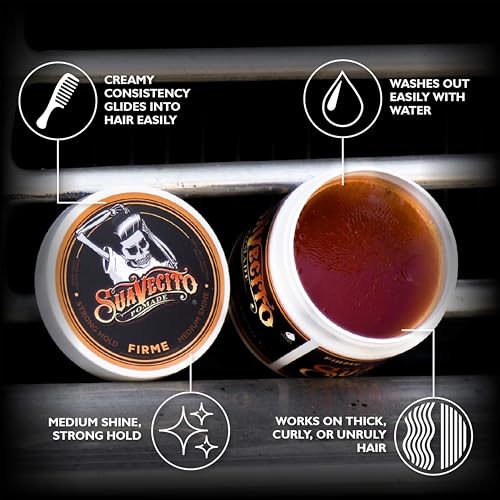 Suavecito Matte (No Shine) Formula - Medium Hold Hair Pomade For Men - Matte Hair Paste For Natural Texture Hairstyles