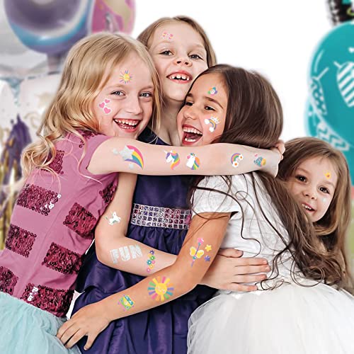 Waterproof Temporary Tattoos - 118pcs Kids Party Supplies