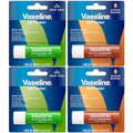Vaseline Lip Therapy Variety 4-Pack ? Cocoa Butter + Aloe Vera Moisturizing Lip Balm with Vitamin E, 0.16 Oz Ea