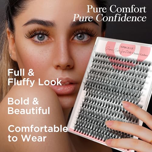 Winkgiggle D Curl Cluster Lashes 280Pcs Bundle