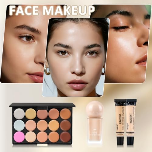 KAVCENT Complete Makeup Kit for Teens & Women