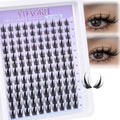 Anime Spiky Lash Clusters with Clear Band - 120Pcs