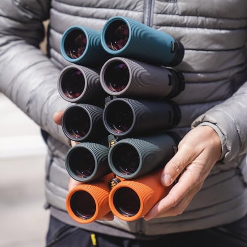 Nocs Provisions Pro Issue 8x42 Waterproof Binoculars, 8X Magnification, Phase Coated Bak4 Prism, Wide View Multi-Coated Lenses for Bird Watching, Wildlife Viewing & Stargazing - Alpine Green