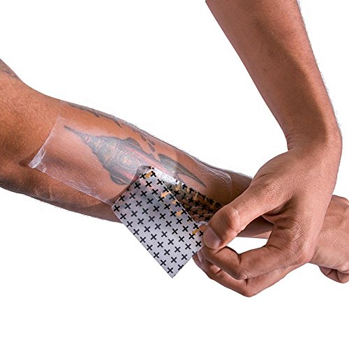 Tattoo Cover Up Patch - Waterproof & Breathable Aftercare Bandage (5.9" x 8 yd)