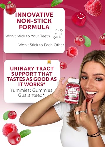 Cranberry & D-Mannose Gummies for Women | 1500mg Extract