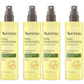 Aveeno Daily Moisturizing Body Oil Mist with Oat & Jojoba Oil for Dry Sensitive Skin,Nourishing Body Spray for Smoother Skin,Paraben-,Silicone- & Alcohol-Free,6.7 fl. oz,(Pack of 4)