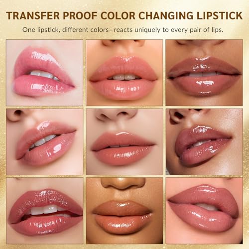 pH Color-Changing Lipstick - Transfer-Proof, Long-Lasting 2 Pack
