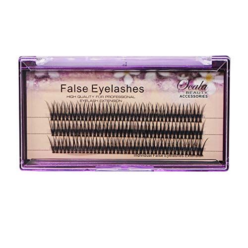 D Curl 12D Lash Clusters - 120pcs Natural Mink False Eyelashes 12mm