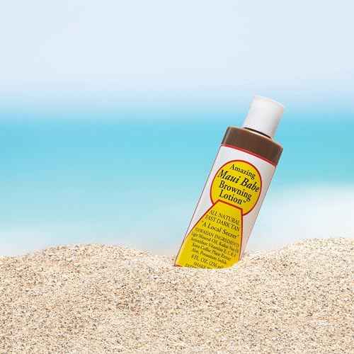 Maui Babe Browning Lotion - Outdoor Tanning Lotion 8 ounce (Pack of 2) with Makeup Bag - Amazing Maui Babe Suntan Lotion - Tanning Formula Sun Lotion
