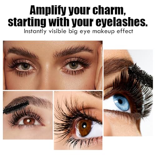 Volume Eyes Waterproof Mascara - Long Lasting Black