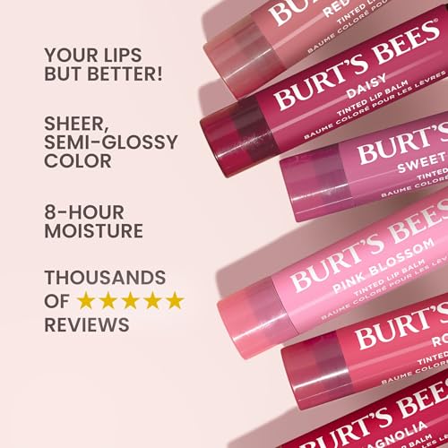 Burt's Bees Tinted Lip Balm Red Dahlia 2-Pack