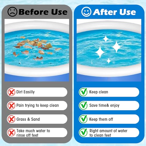 Inflatable Foot Bath Basin for Pool and Spa - Easy Clean Feet