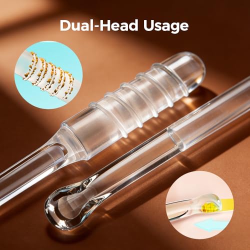 Reusable Ear Cleaning Sticks - 24 Pack Dual-Tip Sticky Swabs