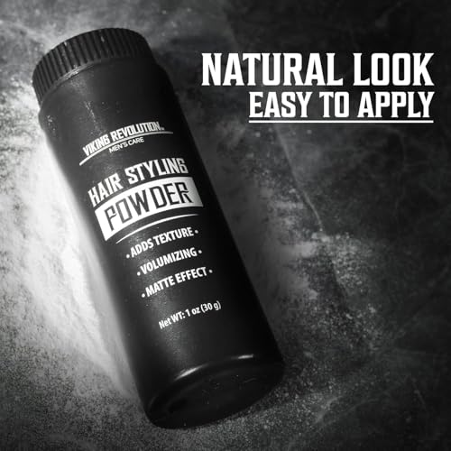 Viking Revolution Hair Styling Powder for Men - Matte Texture & Volume