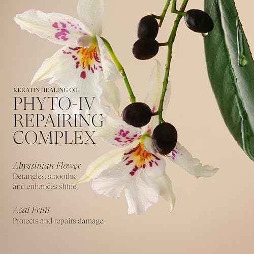 L'ANZA Keratin Healing Oil Intensive Hair Masque Deep Conditioning Mask, Restores Moisture, Repairs Damage, Improves Elasticity, Softness & Shine, Color Safe Anti-Humidity, Sulfate Free (7.1 Fl Oz)