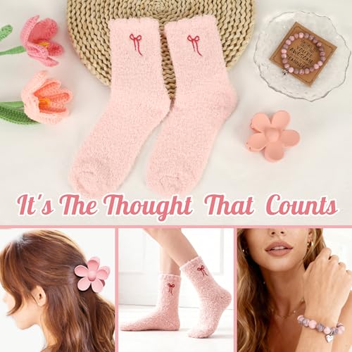 Gifts for Women, Get Well Soon Blanket Gift Baskets, Self Care Gifts Baskets Unique Christmas Gift for Women Thinking of You/Mothers Day/Best Friend Inspirational Friendship Gift