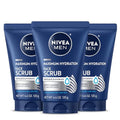 NIVEA MEN Maximum Hydration Face Scrub, 3-Pack (3 x 4.4 oz)