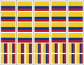 Colombia Flag Temporary Tattoos - 40 Pack, Waterproof