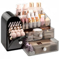 Delamu Makeup Organizer with Brush Holder & Drawers