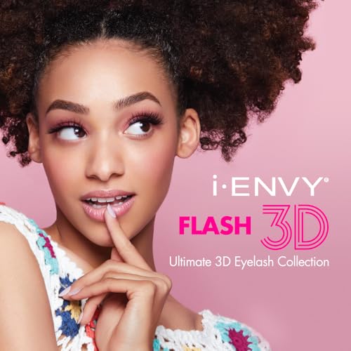 i-ENVY 3D False Lashes, 3 Pairs Fluffy Wispy Strip Eyelashes