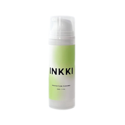 Inkki Skincare - Protection Pudding 1.7 oz - Premium Tattoo Aftercare Cream - Made in Korea - Non-greasy Formula that Soothes, Hydrates, and Protects