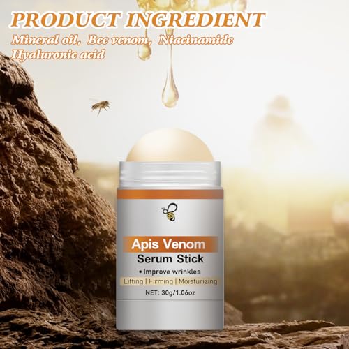 Apis Venom Serum Stick, Advanced Firming & Wrinkle Reducing Cream, Bee Venom Firming Serum Stick for Body Lifts, Moisturizing, Lifting (2pcs)