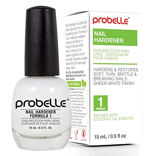 Probelle Nail Hardener Formula 1: Extra Strong Base Coat for Weak Nails
