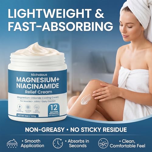 Magnesium Niacinamide Relief Cream - 4 oz