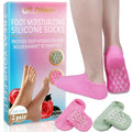 Giloner Moisturizing Gel Socks for Dry Cracked Feet - 2 Pairs Spa Set