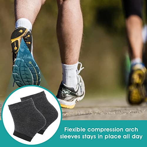Sibba Gel Heel Socks - Moisturizing Open Toe (3 Pairs)