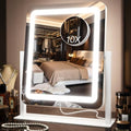VEIOBFSA 15x13 Inch Lighted Makeup Mirror with USB Power, 10x Magnification