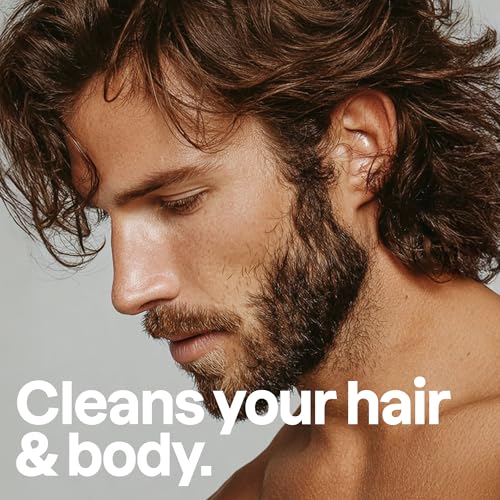 ATTITUDE 2-in-1 Body Wash and Hair Shampoo, EWG Verified Shower Gel, Dermatologically Tested, Made with Naturally Derived Ingredients, Vegan Personal Care, Black Willow and Aspen, 16 Fl Oz