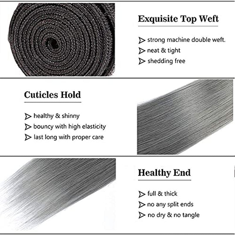 1B27 Brazilian Body Wave Hair Bundle - 3 Bundles 26-30 Inch
