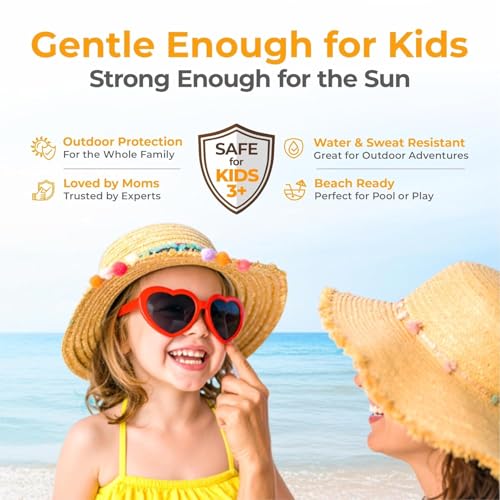 UV Doux Mineral Sunscreen SPF 50 PA+++ | Tinted, Oil-Free, Water Resistant No White Cast | Zinc & Iron Oxide | For Sensitive & Acne-Prone Skin Broad Spectrum, 100% Mineral | Men, Women 1.7oz Pack 2