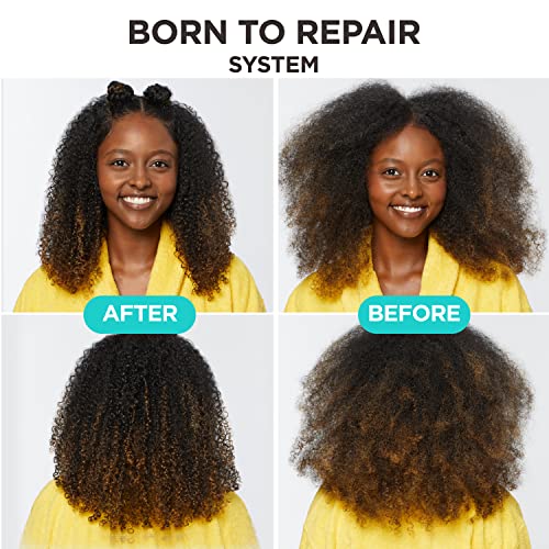 Carol's Daughter Born To Repair Leave In Hair Cream, Moisturizing, Curl Defining and Anti Frizz Hair Care for Curly Hair with Shea Butter, 6.8 Fl Oz